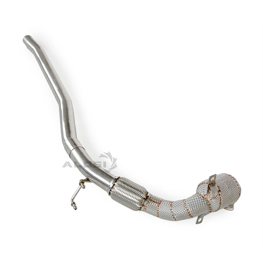 

Exhaust Downpipe For Audi S3 quattro 8V 2.0T 2013-2020 with insulated stainless steel downpipe auto parts