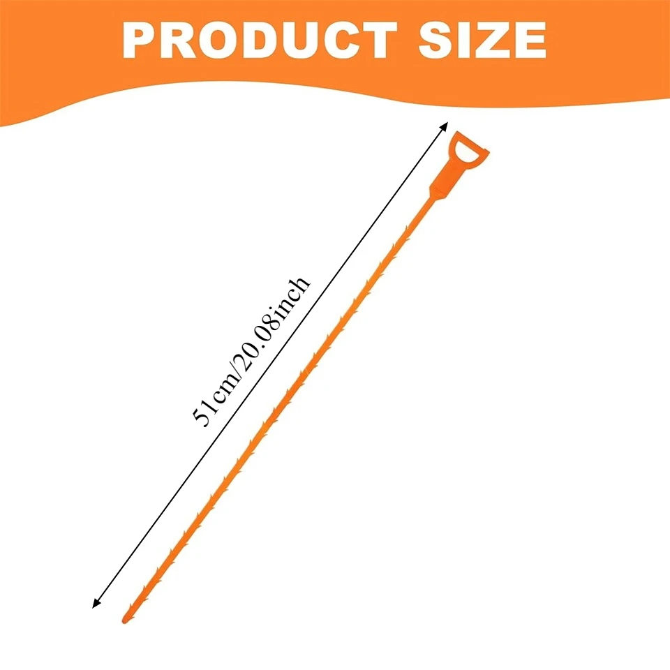 Hair Clog Remover Drain Snake Tool Bathroom Sink Unclogger Sewer Cleaning Tool Hair & Garbage Blockage Remover Pipe Cleaner