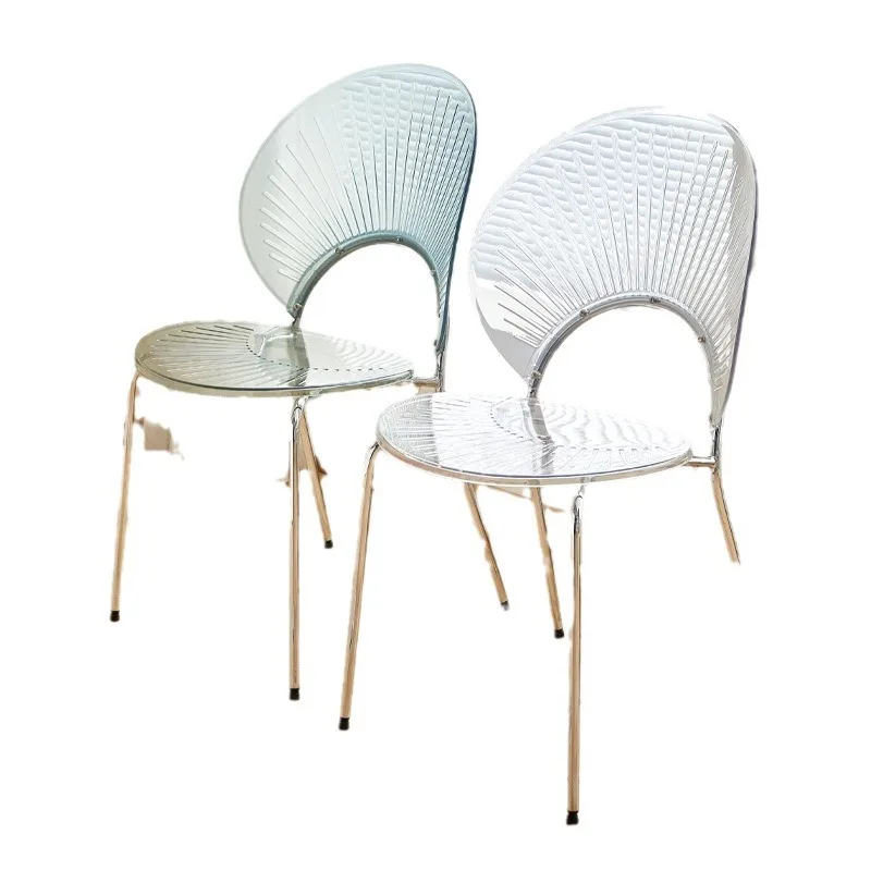 

Designer Home Shell Chair Internet celebrity B & B Hotel Coffee Dining Chair Simple Backrest Stool Leisure Chair