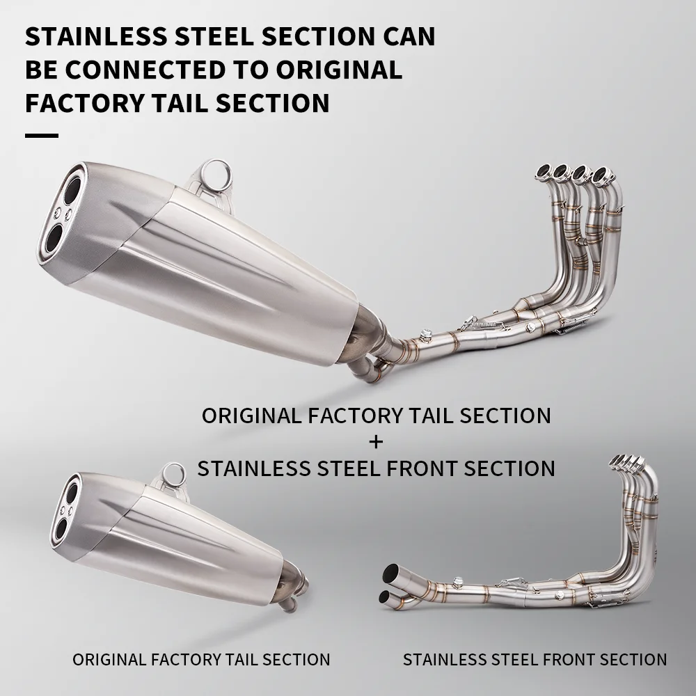 2017-2020 S1000R S1000RR دراجة نارية الجبهة وصلة أنبوب ملحق حالة جديدة اتصال مع الأصلي #3