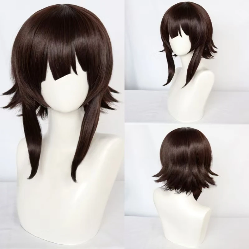 

Парик для косплея Аниме Коносуба Мегумин Хуэйхуэй, красно-коричневый, термостойкий, из синтетических волос, с сеткой-основой в виде розы