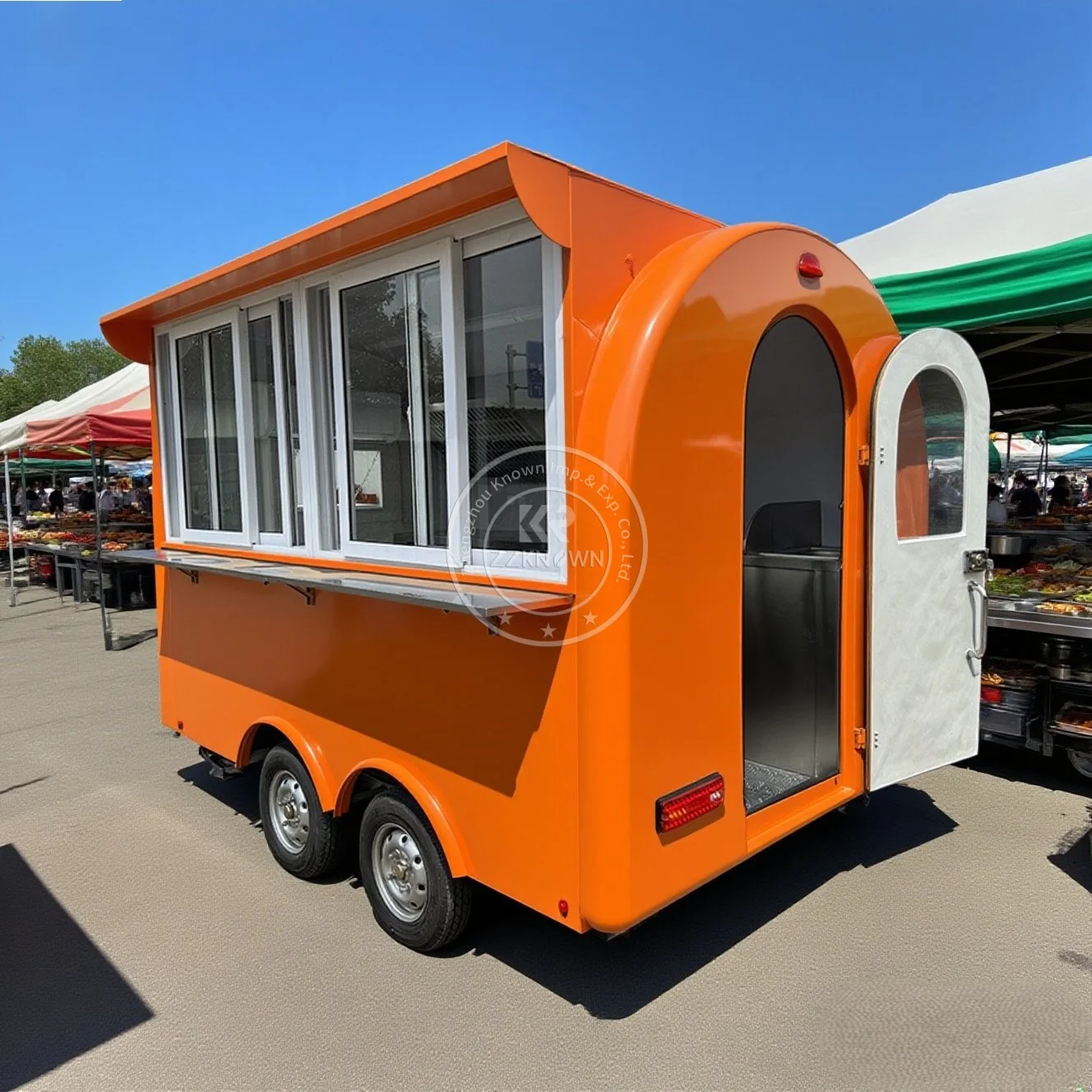 Концессионный кейтеринг 2025 года, мороженое, пицца, барбекю, прицеп для еды, полностью оборудованный мобильный кухонный грузовик для еды