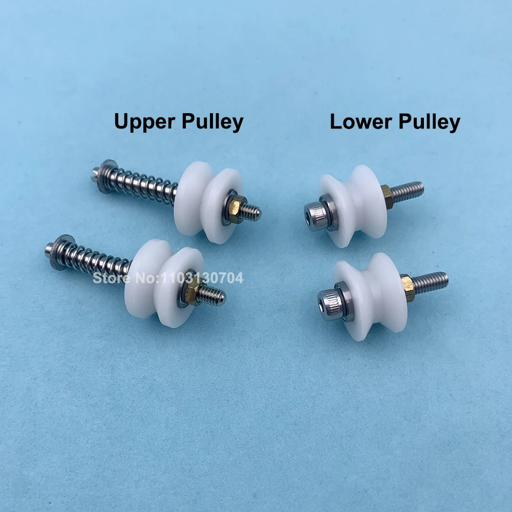 Original Pcut Plotter Head Cutter Roller Wheel Lateral Slip Trolley Pulley for Pcut CT630 CT900 CT1200 Kingcut Upper Lower Track