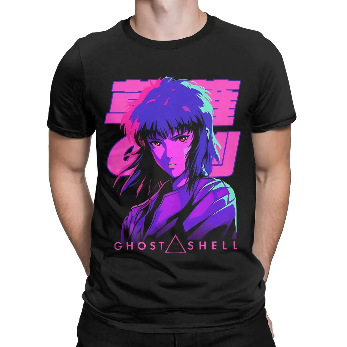 Ghost In The Shell The Major T Shirt Men Women Cotton Tee Cool Motoko Kusanagi Anime T-shirts Tops Printed