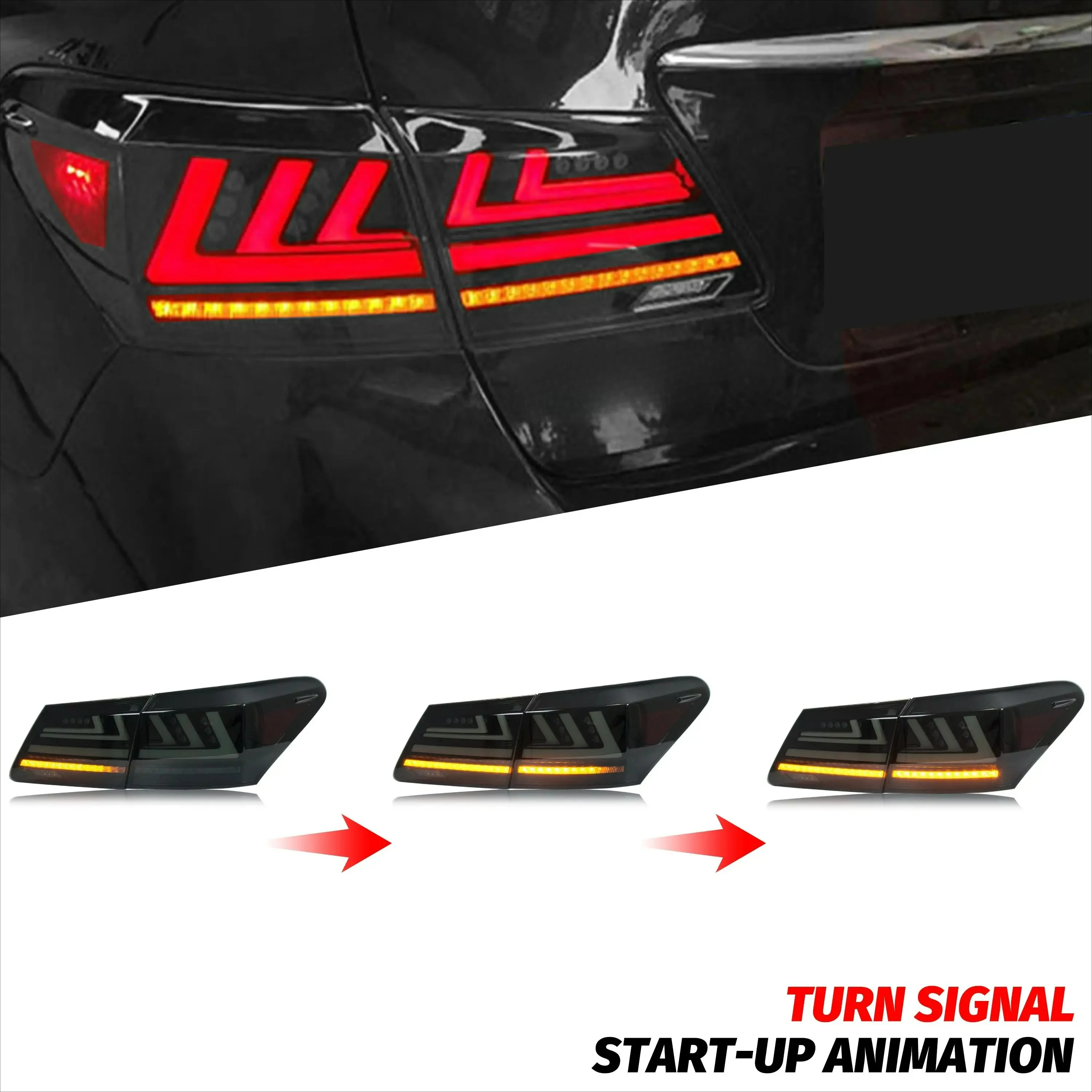 أعلى جودة للمصابيح الخلفية LED الرياضية ES350 ES300 المصابيح الخلفية المعدلة