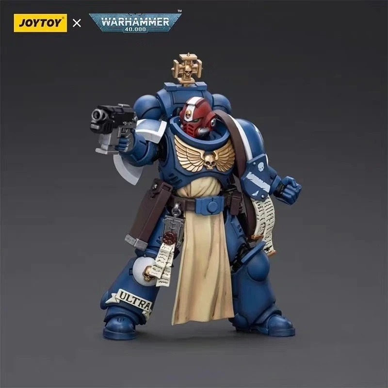 

JOYTOY Warhammer 40k 1/18 Action Figures Anime 12.1cm Ultramarines Sternguard Veteran Figure Model Collection Toy Gift