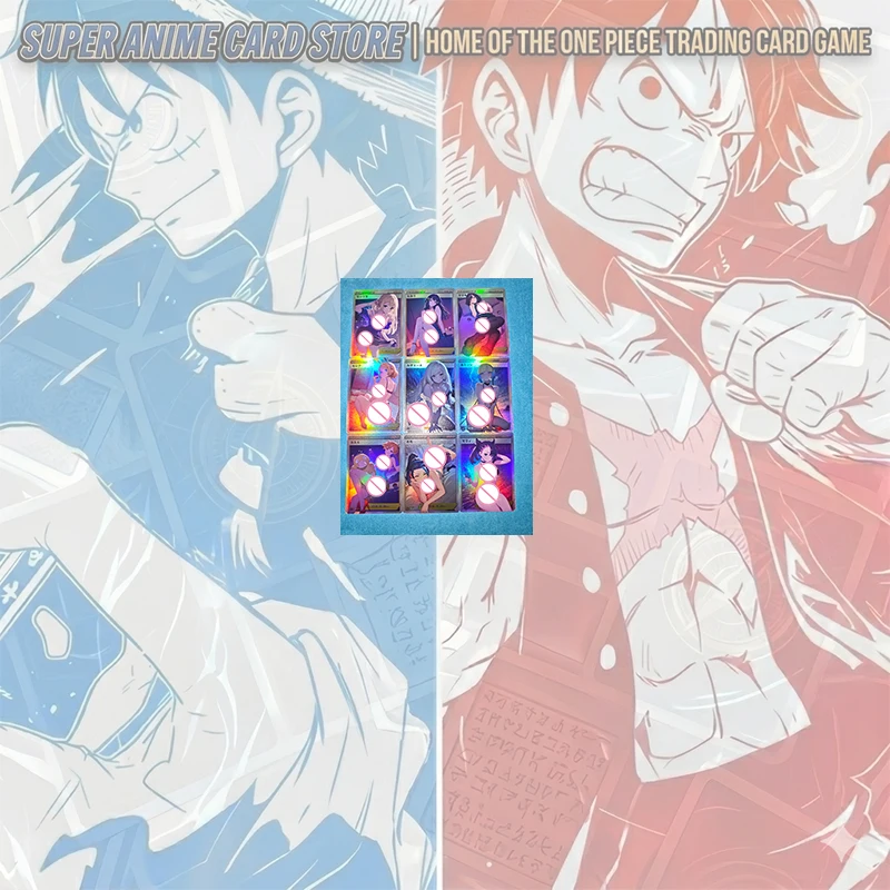 Japanese Anime ONE PIECE DIY Handmade Cards Shirahoshi Boa Hancock Yamato Nami Nico Robin Carrot Perona Collectible Cards