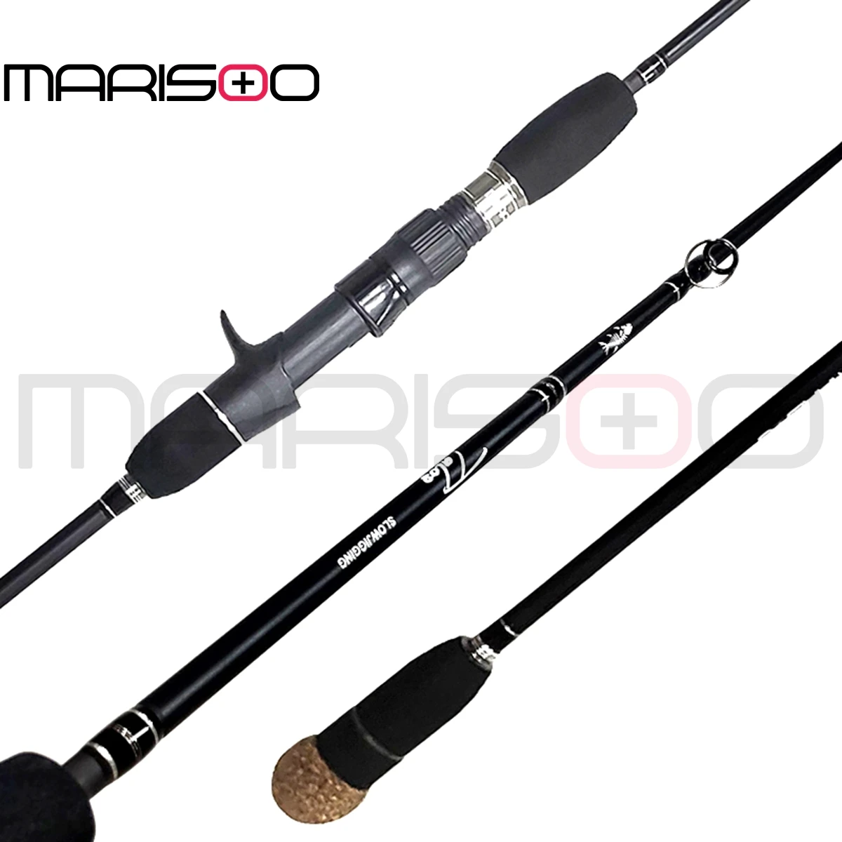 

MARISOO TALOS 30T High Carbon Slow Jigging Lure Fishing Rod, Boat Fishing Rod for Gold Eye Bream (Kingfish)