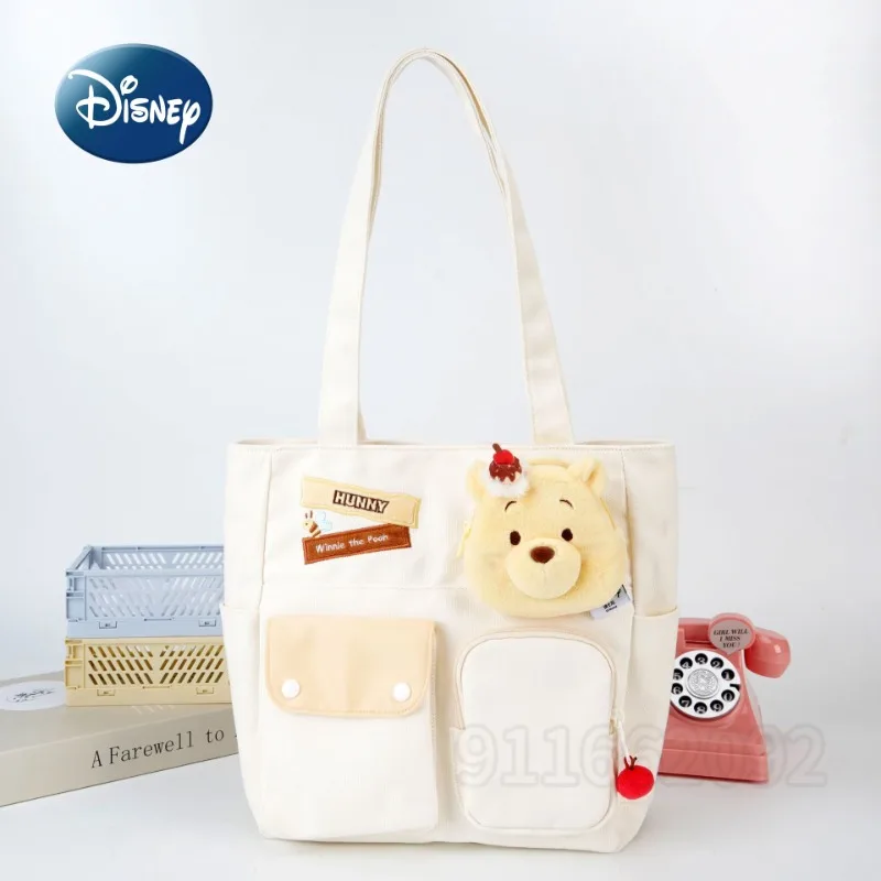 Disney New Women\'s Handbag Luxury Brand Original Women\'s Shoulder Bag Cartoon Cute Women\'s Bag Fashion Trend Large Capacity