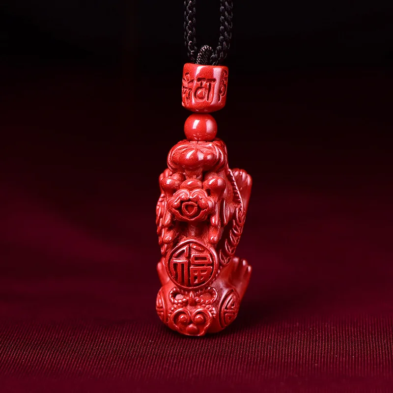 

Natural Only-in-No-out Pi Xiu Pendant High Content Emperor Sandstone National Style Necklace Men's and Women's Necklace