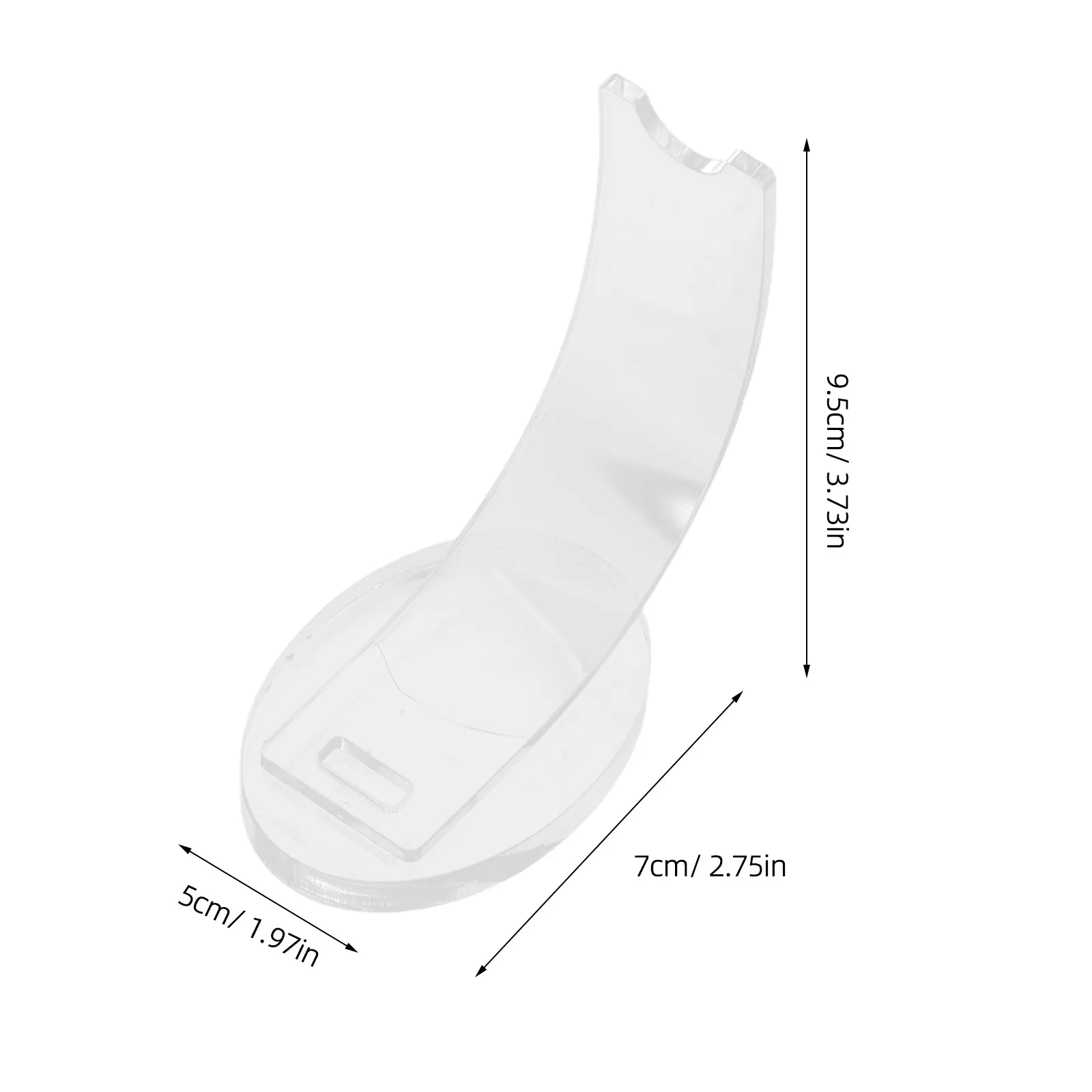 3Pcs Transparent Plastic Pen Display Stand Single Upright Desk Pen Holder for Office Home Retail Creative Makeup Brush Holder