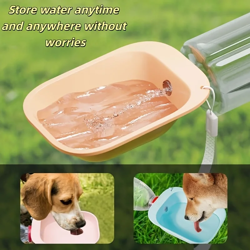 1pc Pet Outdoor Portable Water Cup, Dog Feeding Cup, Outdoor Water Bowl,Water Bottle Supplement Equipment, Cat Water Dispenser