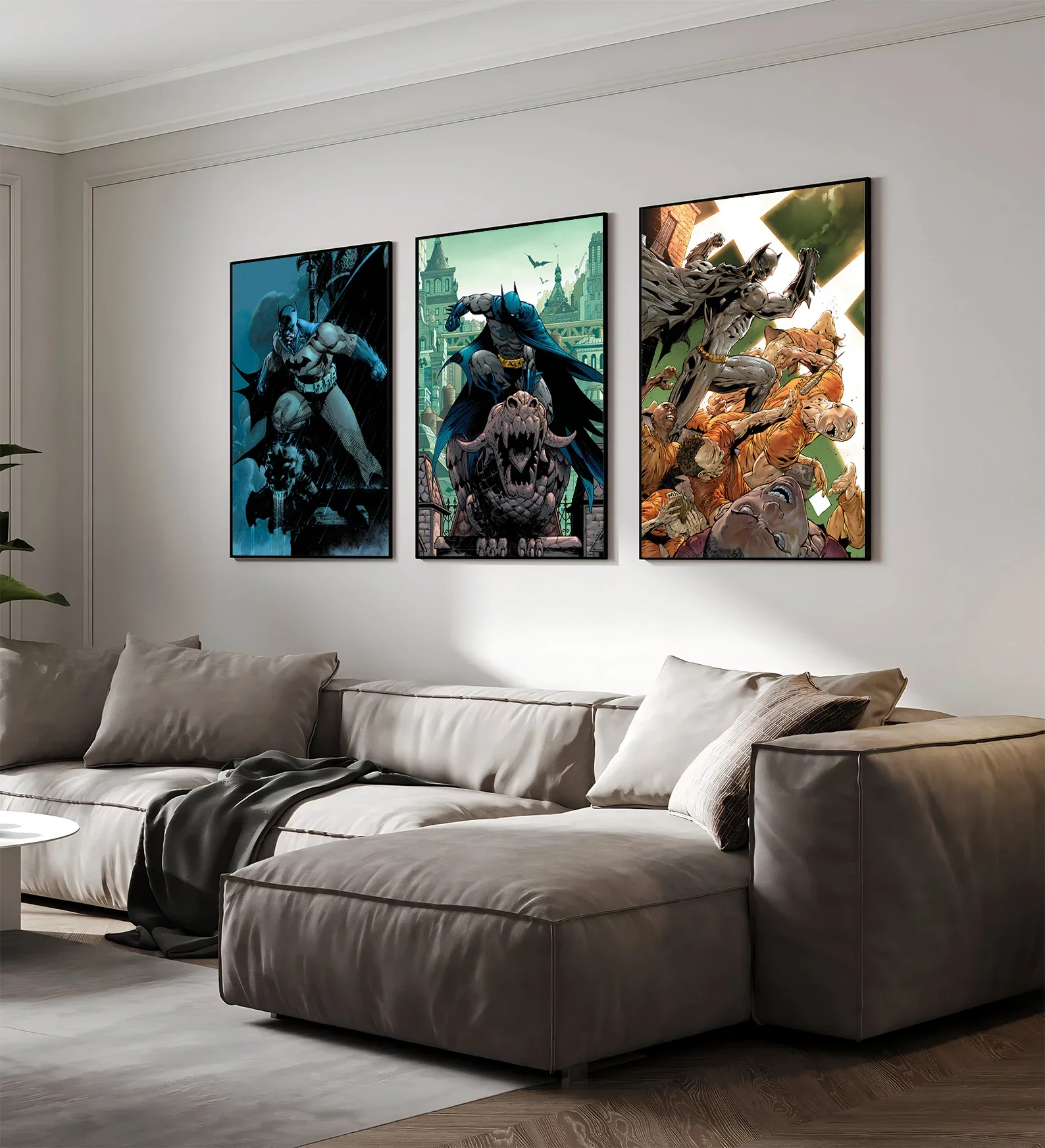 تيار مستمر باتمان ذاتية اللصق ملصق الفيلم أرقام صور ديكور المنزل اللوحة جدار مبدع ديكور فني خلفية غرفة الكمبيوتر هدية #5