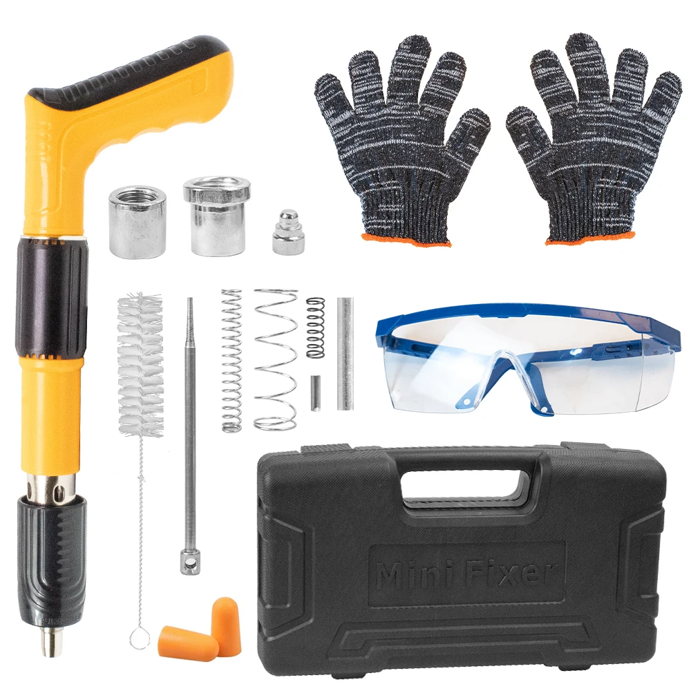 Multi-Purpose Manual & Powerful Steel Nail Gun for Concrete Wall Ceiling Installation Woodworking Metal Processing Fast Riveting