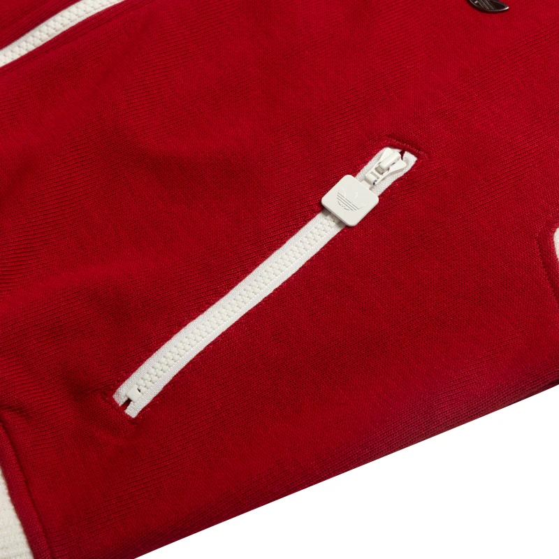 Adidas Trefoil Giacca sportiva da donna Moda retrò color block lavorata a maglia con colletto rialzato Kg8221