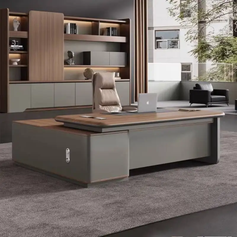 Italy Extension Office Desk Accessories Charger Wooden Executive Office Desk Conference Organizer Escritorio Oficina Furniture