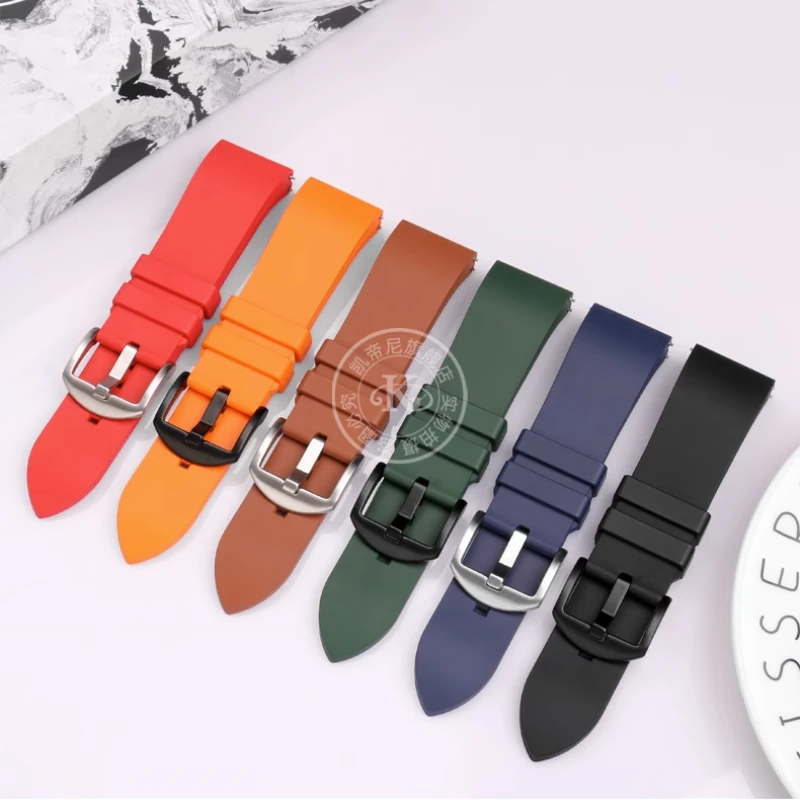 23mm Quick release wristband Men's For Casio PRW-6900Y PRW-6800Y PRW60 watchband Waterproof fluoro rubber silicone watch strap