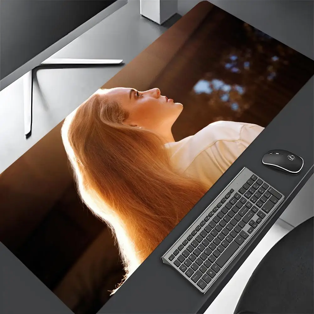 Singer Adele Mouse Pad Gaming Mousepad Large 900x400mm MouseMat Gamer Mause Carpet PC brave Desk