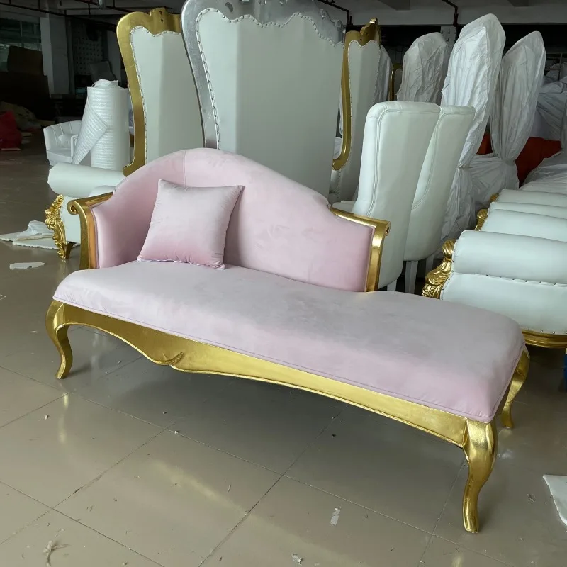 European solid wood concubine wedding scene arrangement sofa living room hotel sofa chair