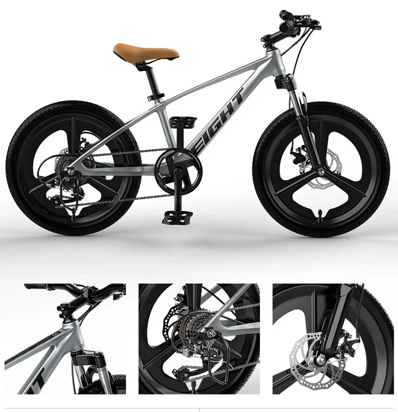 For Students Children Mountain Bikes Teenagers Mountain Bikes   Lightweight Bicycles Magnesium Alloy Sports 20 Inch 21 Speed