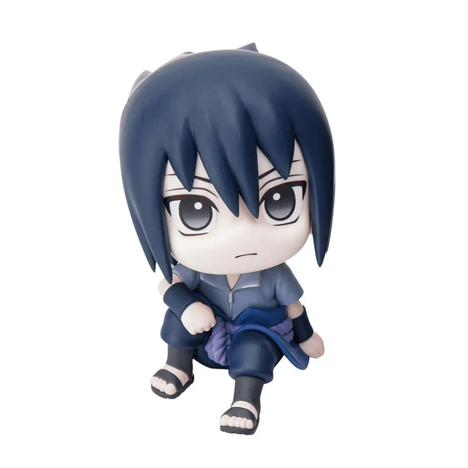 Figura de Anime Naruto de 9cm, Uzumaki Naruto Kakashi Uchiha Sasuke Itachi, juguetes bonitos, figuras Q, modelo de figura de acción