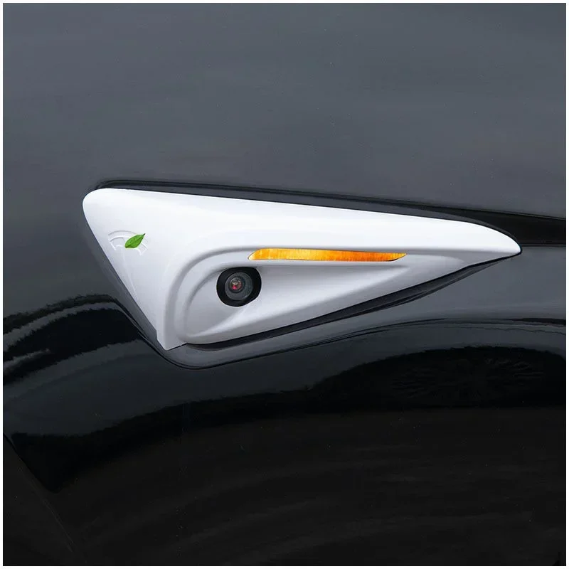 Update Cover for tesla Side Camera Full Protection model 3 highland model 3/Y/X/S HW 4.0 Decoration Trim Cover