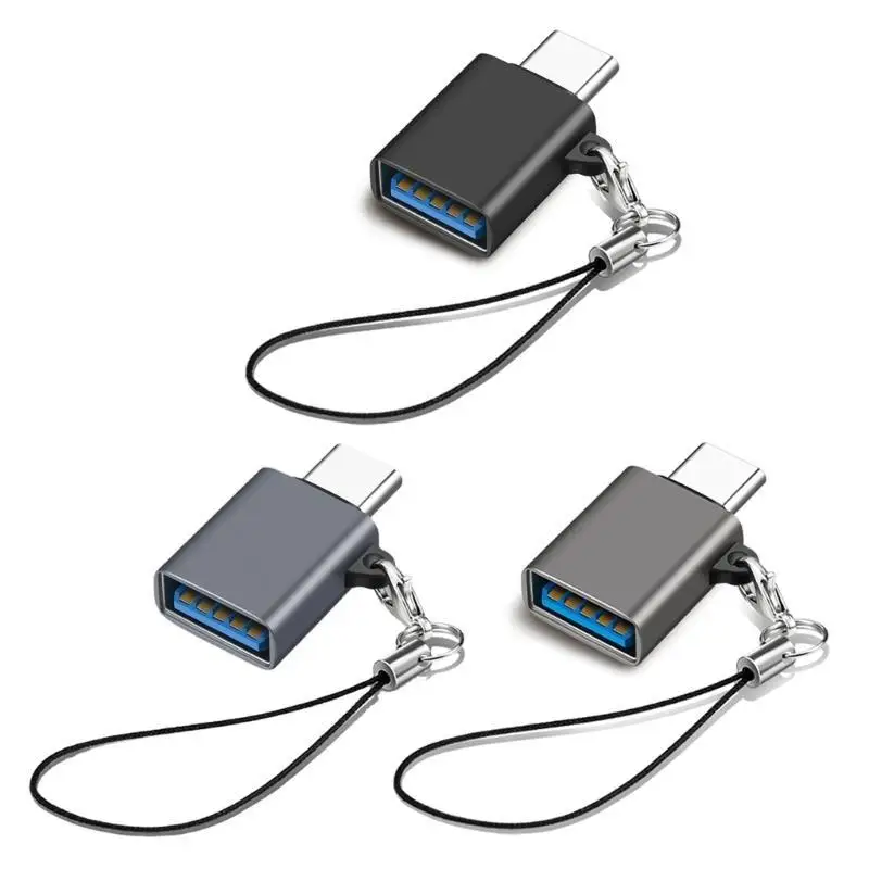 652F USB C to USB 3.2 10Gbps Adapter USB C Male to USB 3.2 Female Adapter OTG Adapter Extension Connector for Laptop