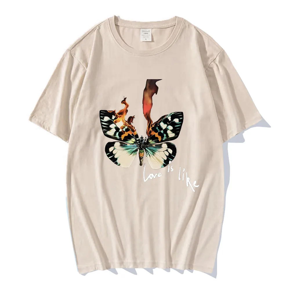 MAROON 5 Love Is Like Tour T-shirt Album Pattern Printed T-shirt Grunge Fashion Neutral Street Wear Summer Men's T-shirt Top