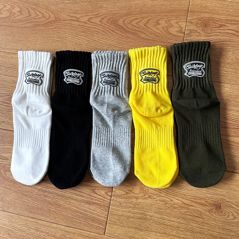Embroidery Aartoon Letter Daily Ankle Sock Men Cotton Short Socks Spring Summer Male Harajuku Unisex Women Casual CityBoy Socks