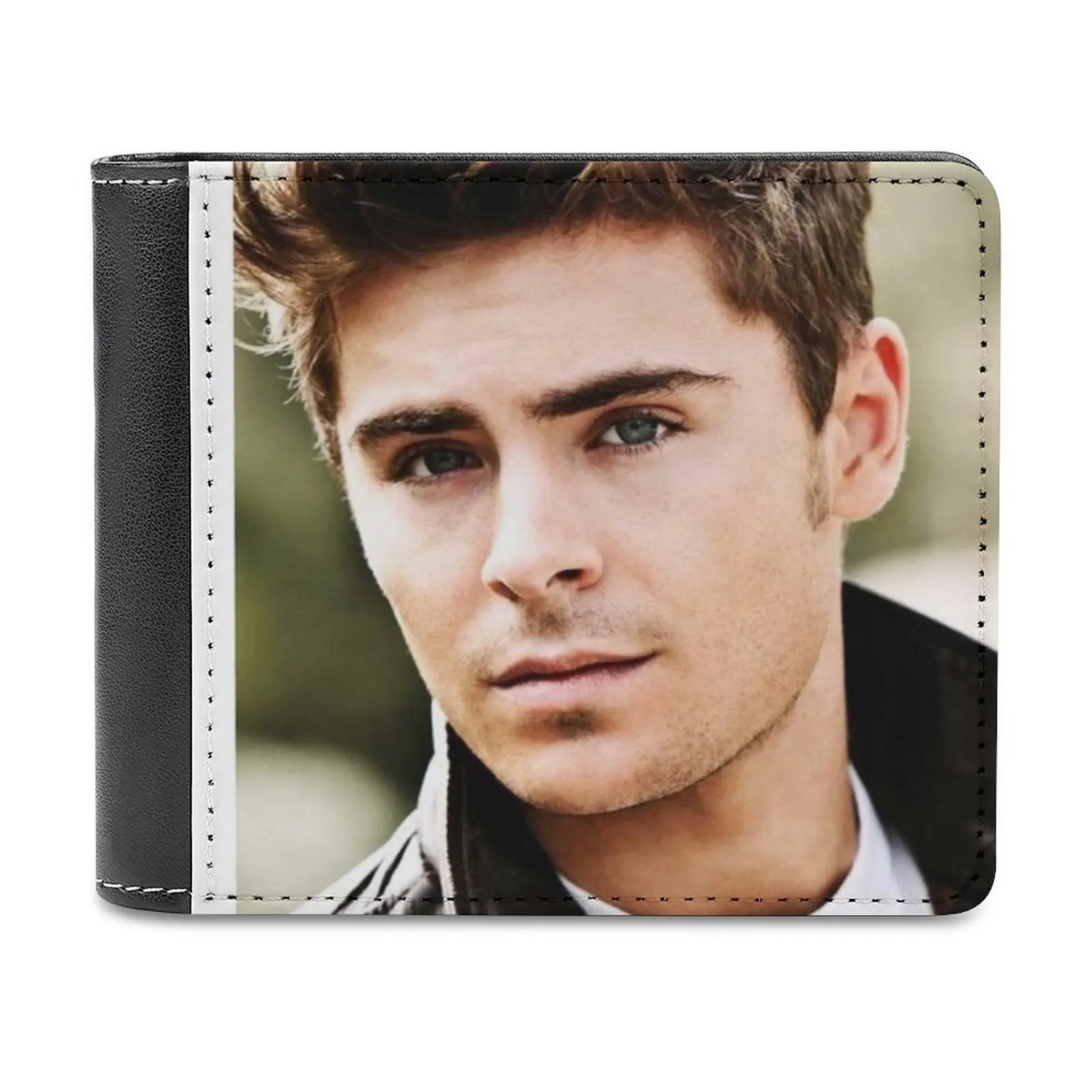 Zac Efron Men's Wallet Purses Wallets New Design Dollar Price Top Men Leather Wallet Personalized Wallet Pattern Leather
