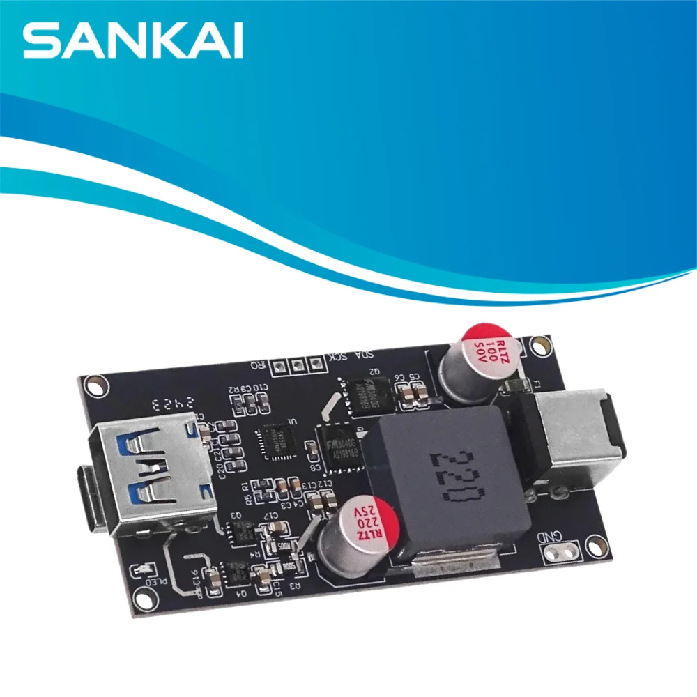 PD3.1 140W All-Protocol Charging Board, QC5/Super VOOC/SCP, Type-C Input, Multi-Protection