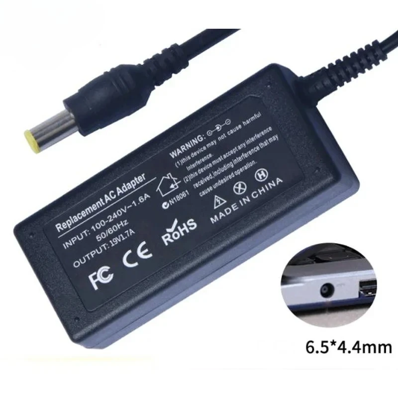 

19V 1.7A 6.5*4.4mm 32W Laptop AC Power Adapter Charger for LG LED Monitor E2242C IPS277 EAY62549301 ADS-40SG-19-3 19032G LCAP16A
