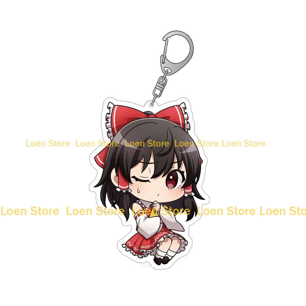 Loen Store Touhou Project official Marisa Kirisame Reimu Hakurei Youmu Konpaku Sakuya Izayoi Acrylic keychain Bag pendant  sale