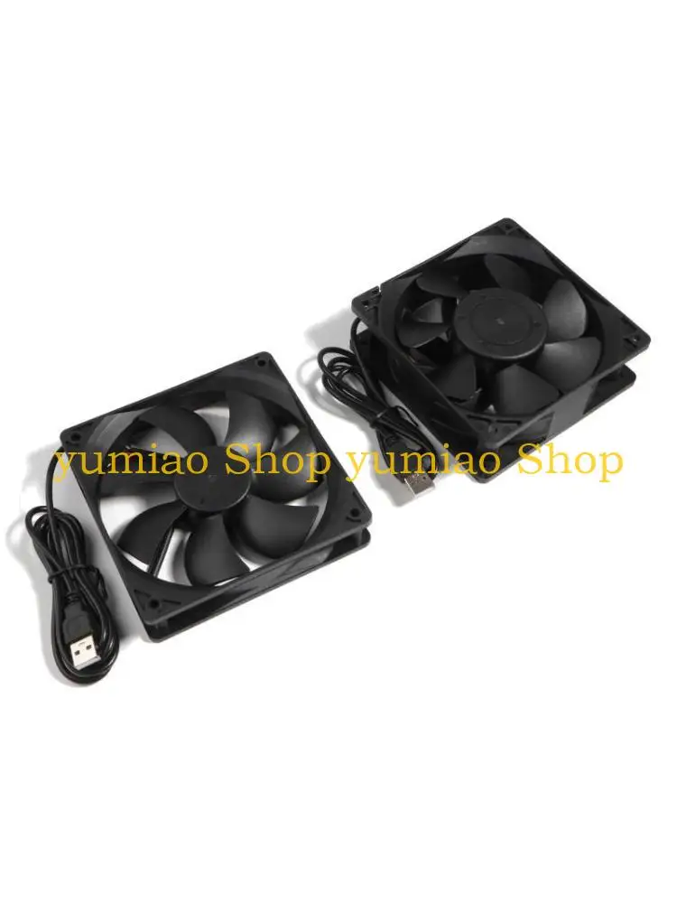 

587B USB-вентиляторы, радиатор охлаждения процессора, 5 В, 2-контактные USB-вентиляторы для компьютера, серверного радиатора,