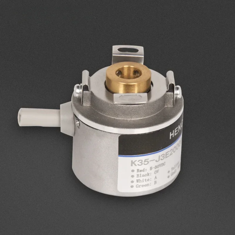 Incremental Optical Rotary Encoder Hollow Shaft Encoder K35 Series 35mm  Encoder