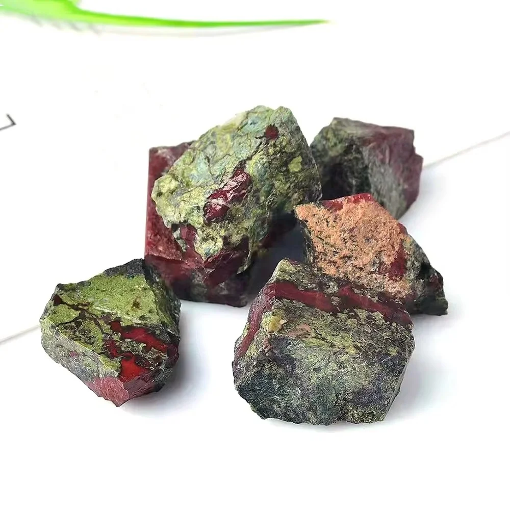 Wholesale dragon bloodstone mineral specimen degaussing crystal aromatherapy stone diffuser stone