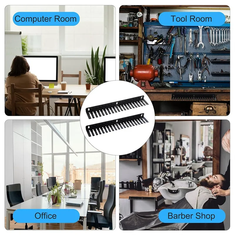 

Кабельный органайзер MCGS с 19 слотами, 2 настенными вешалками для кабелей, стойкой для музыкальных кабелей, подвесное решение для хранения