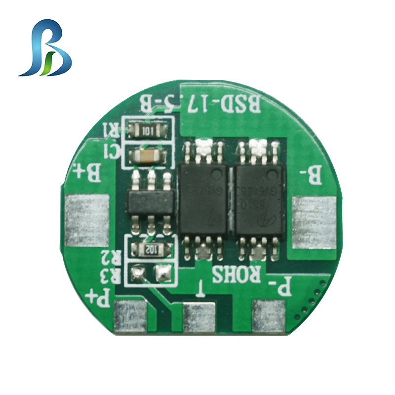 20pcs Bisida BMS 1S 3.7V 18650 battery rechargeable protection board single cell lithium ion 21700 lithium polymer battery NTC