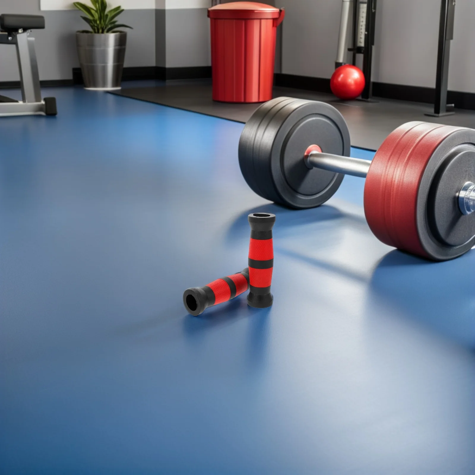 

2Pcs Dumbbell Handle Grips Barbell Sleeve Anti Slip Design Weightlifting Bar Covers Enhance Comfort Grip Home Gyms