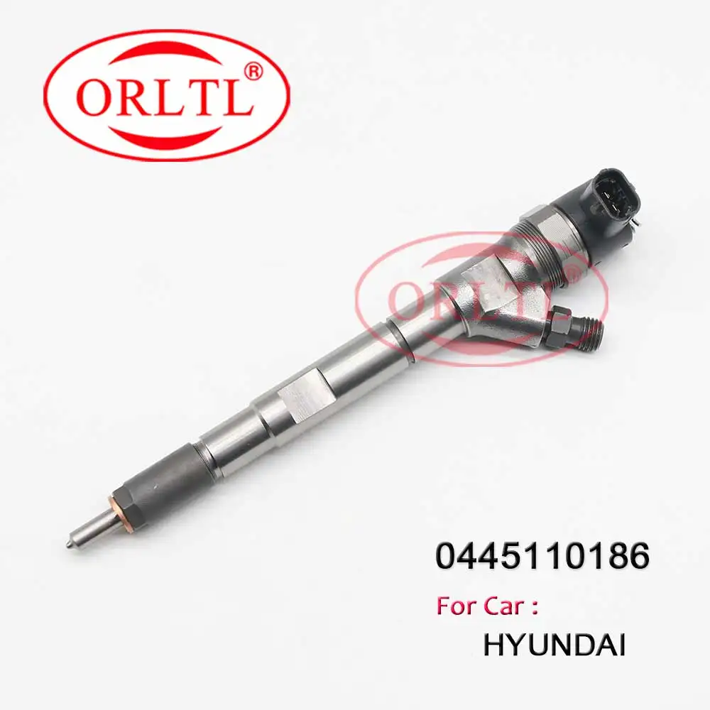 

ORLTL 0 445 110 186 Common Rail Sprayer Injector 0445110186 (0445 110 186) for Hyundai Starex Libero Starex 2.5CRDi KIA Sorento