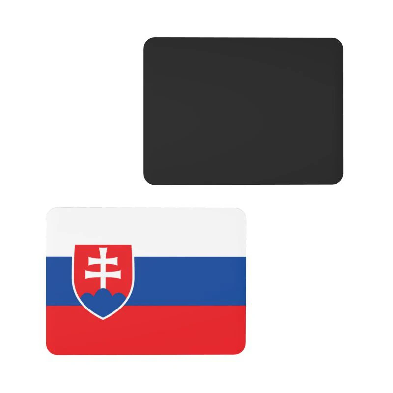 svk sk Slovenska slovakia Slovak Flag Fridge Magnets Home Decor Magnetic Fridge Magnets Soft magnetic refrigerator sticker