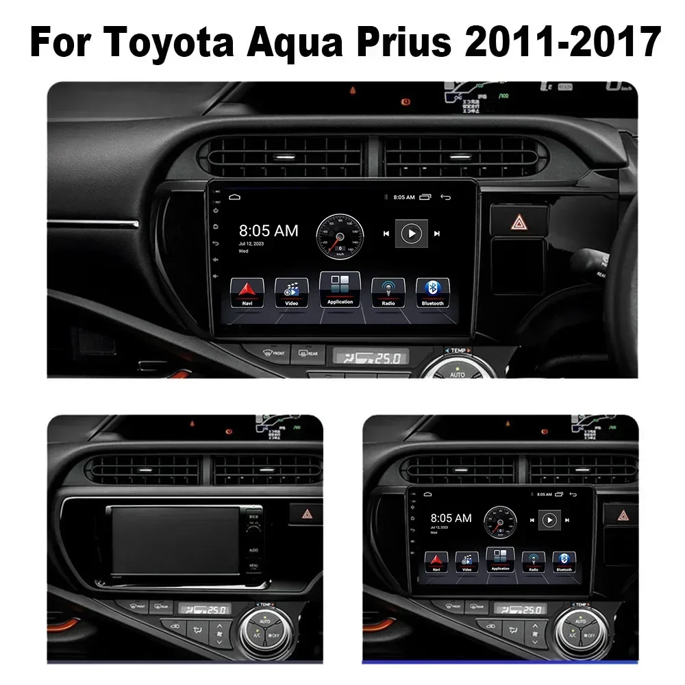 

Android 13 Carplay radio For Toyota Aqua Prius C 2011-2017 Car stereo Multimedia Player android Auto GPS navigation 2DIN