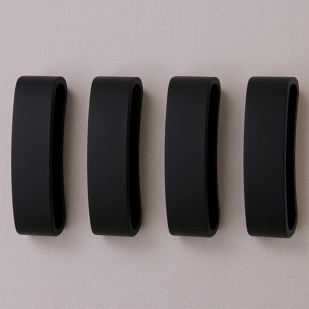 

4 шт. прочных резиновых кольцевых фиксаторов для ремешков часов, предотвращающих выпадение