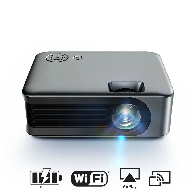 New home theater mini mobile phone projector home portable camping tiny 4K ultra-clear projector