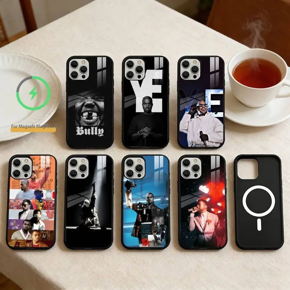

Bully K-Kanye West Phone Case For iPhone 14,16,15,13,17,12,Plus,Pro,Max Magnetic For Magsafe Frosted Cover