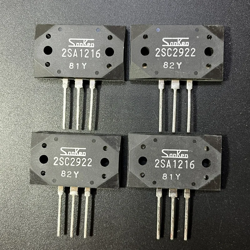 

4 pcs/2 pairs new original 2SA1216 2SC2922 (2pcs 2SA1216+2pcs 2SC2922) A1216 C2922 Audio amplifier pairing tube