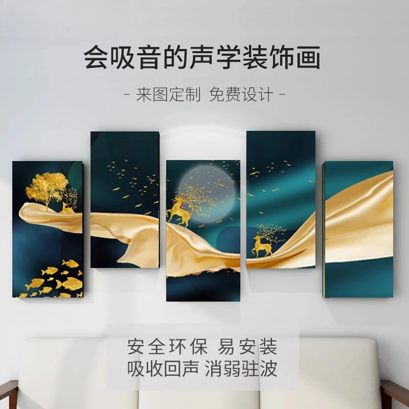 

Декоративная живопись, низкочастотная ловушка, широкополосная звукопоглощающая доска, доска диффузора вторичного оставдителя диффузора.