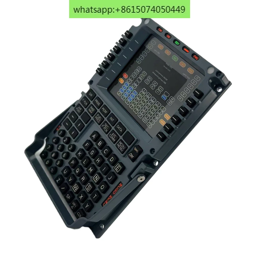 항공기 브라더 조종석 시뮬레이션 에어버스 A320 금속 시뮬레이션 MCDU 2020 2024 페닉스