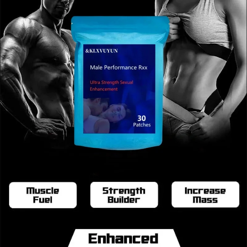 Male Enhancement Patch – Booster mit hoher Potenzigkeit, mit Horny Goat Weed, Shilajit, Saw Palmetto