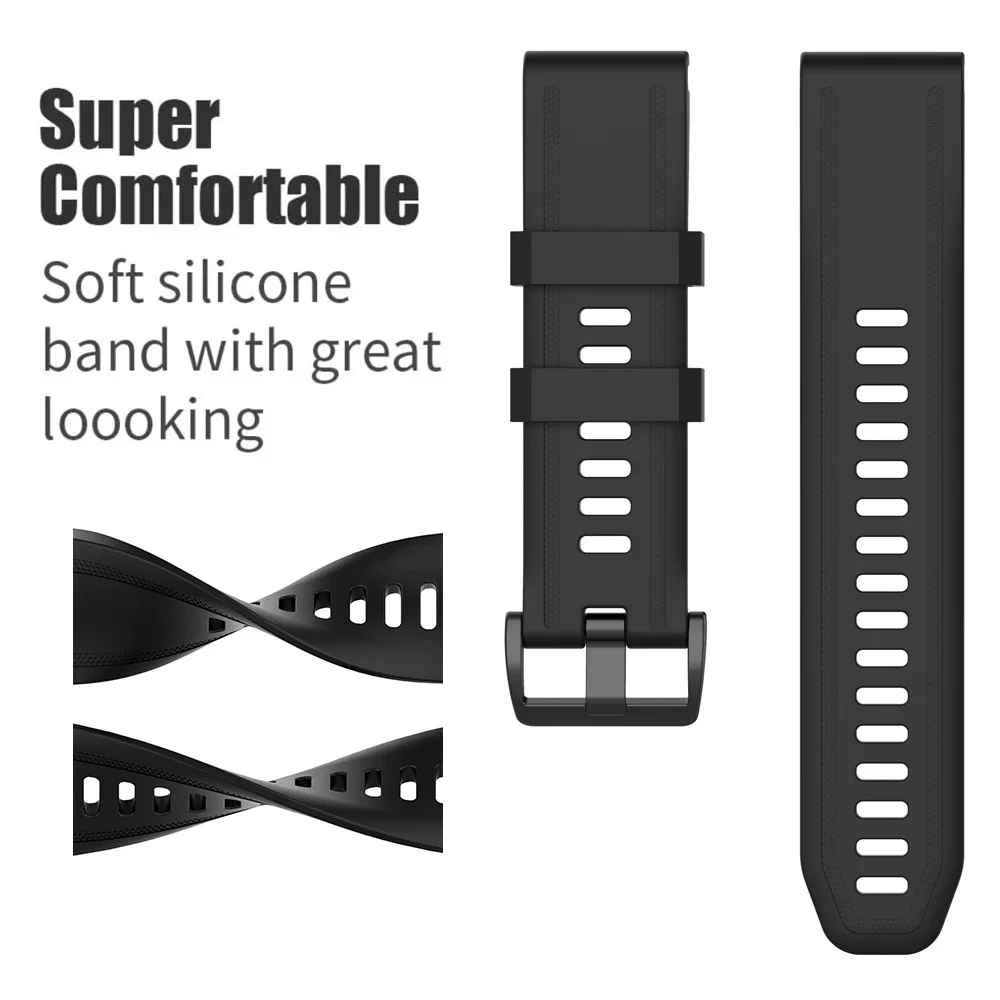 Fenix 8 43mm Fenix 7s 5S Plus Watch Band Instinct E 2S Quick Fit Silicone Watchband Strap for Garmin Fenix 6S Pro Straps Pink